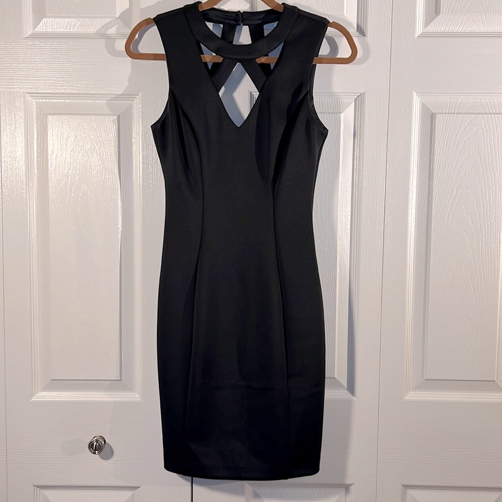 Guess black bodycon dress